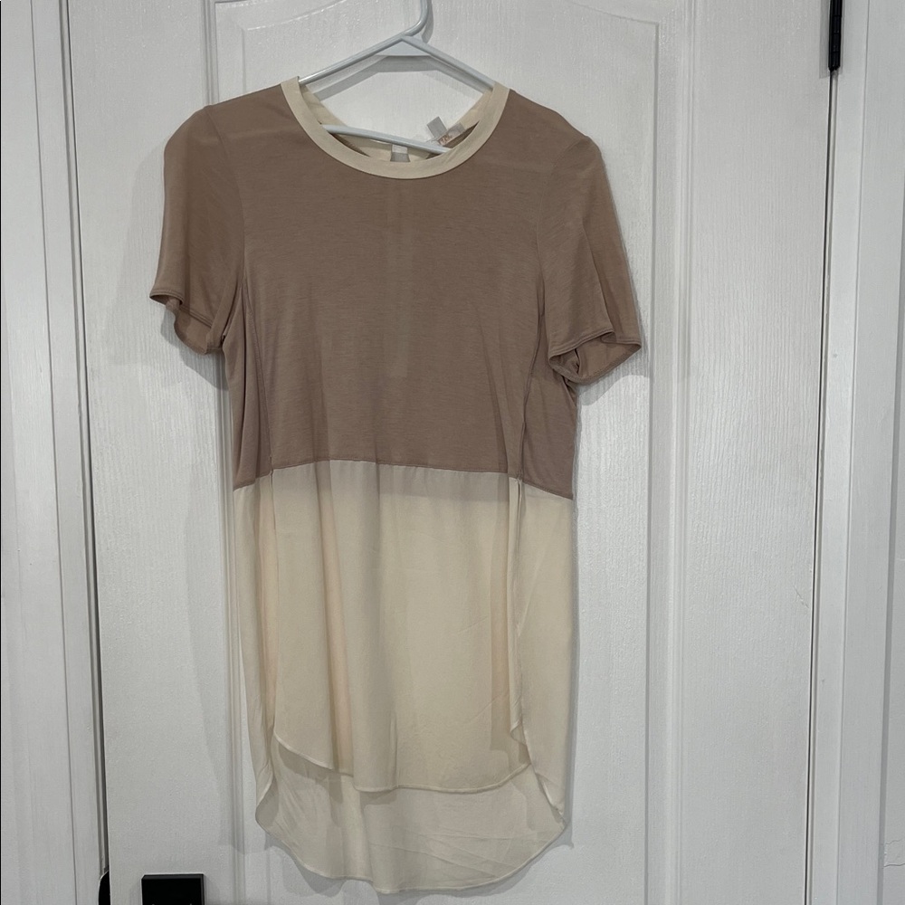 Wilfred Capucine Blush and Cream Short Sleeve Tee